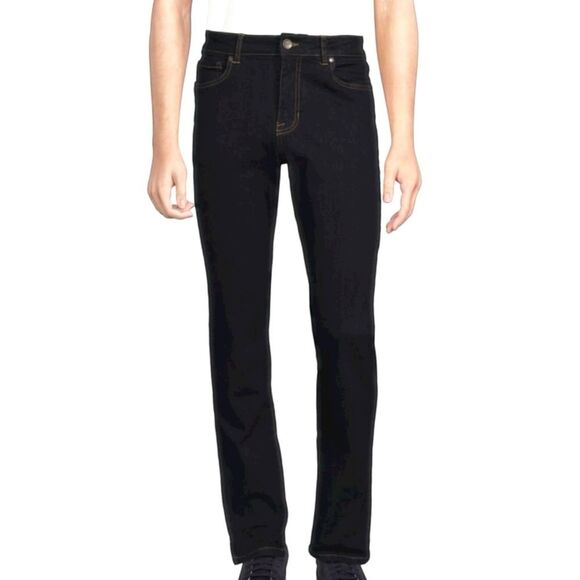 Ben Sherman Men’s High Rise Solid Straight Jeans Blue Denim Size 33 X 32 - Picture 2 of 7